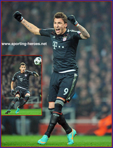 Mario Mandzukic - Bayern Munchen - Champions League 2012-13.