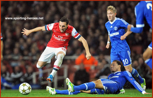 Santiago Cazorla - Arsenal FC - Champions League 2012-13.
