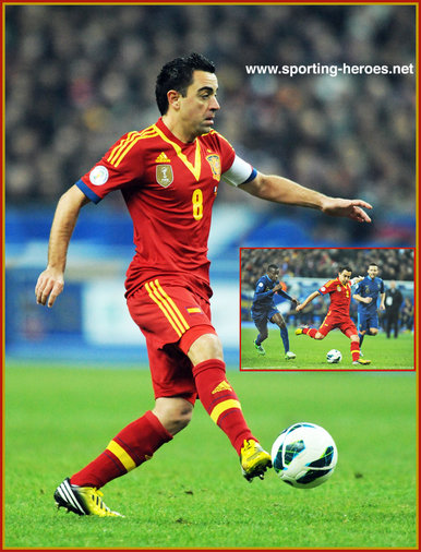 (Xavier Hernandez)     XAVI - Spain - 2014 World Cup Qualifying Matches.  FIFA Copa del Mundo.