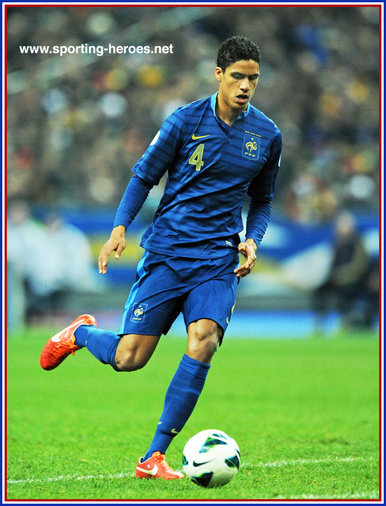 Raphael  VARANE - France - 2014 World Cup Qualifying Matches.