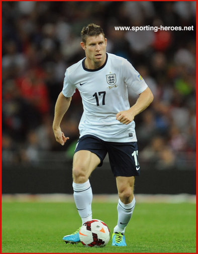 James Milner - England - 2014 World Cup Qualifying Matches.