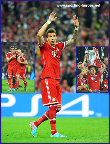 Mario Mandzukic - Bayern Munchen - 2013 Champion League Final - winner.