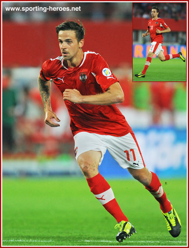 Martin Harnik - Austria - 2014 World Cup Qualifying matches.