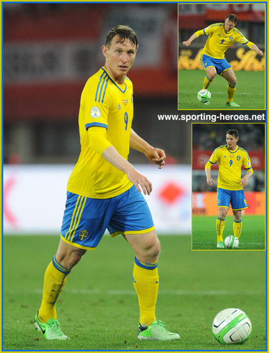 Kim Kallstrom - Sweden - 2014 World Cup Qualifying matches for Sweden.
