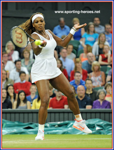 Serena Williams - U.S.A. - Shock defeat at Wimbledon 2013 for Champion Serena.