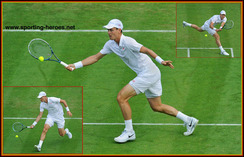 Tomas Berdych - Czech Republic - Quarter finalist at Wimbledon 2013.