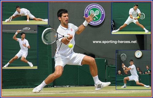 Novak Djokovic - Serbia - 2013: Australian Champion, runner-up at Wimbledon & U.S.