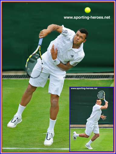 Jo-Wilfried Tsonga - France - Semi-final at French Championship in 2013.