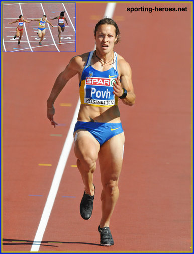 Olesya POVH - Ukraine - 2012: Silver medal at European Champions.