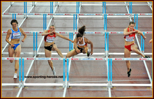 Katsiaryna PAPLAUSKAYA - Belarus - 2012: 3rd at European Championships 100m hurdles.