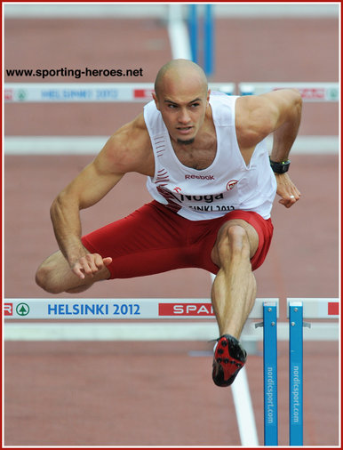 Artur Noga - Poland - 110mh bronze medal at 2012 European Championships.