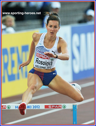 Denisa ROSOLOVA - Czech Republic - 2012: European Championship 400m hurdle silver medal.