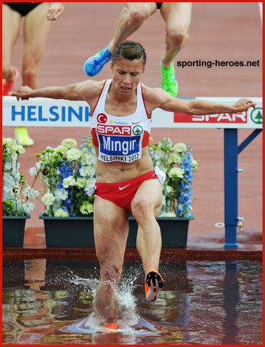 Gulcan MINGIR - Turkey - 2012 European 3,000m steeplechase Champion.