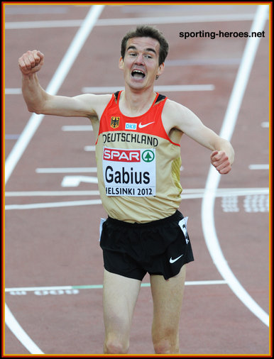 Arne GABIUS - Germany - 2012 silver medal European Championships 5,000 metres.