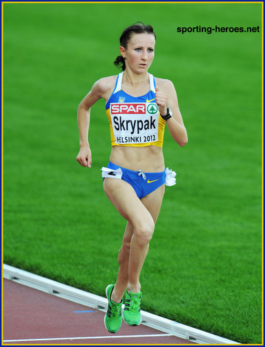 Olha SKRYPAK - Ukraine - 2012 European Championship 3rd. place 10,000m.