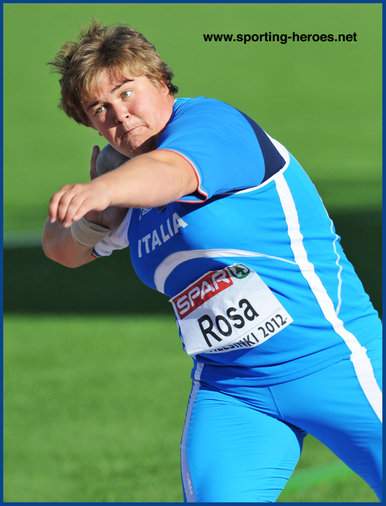 Chiara ROSA - Italy - 2012: Bronze medal at European Championships.