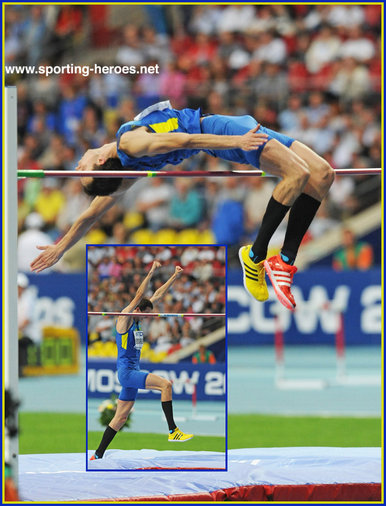 Bogdan BONDARENKO - Ukraine - 2013: World Champion high jumper in Moscow.