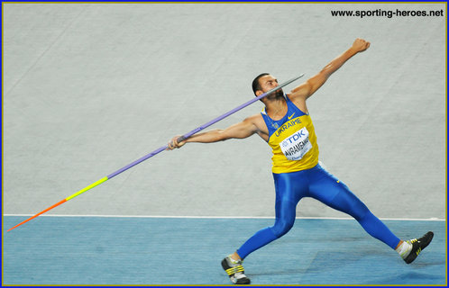 Roman  AVRAMENKO - Ukraine - 2011 World Athletics Championships 6th place in javelin.