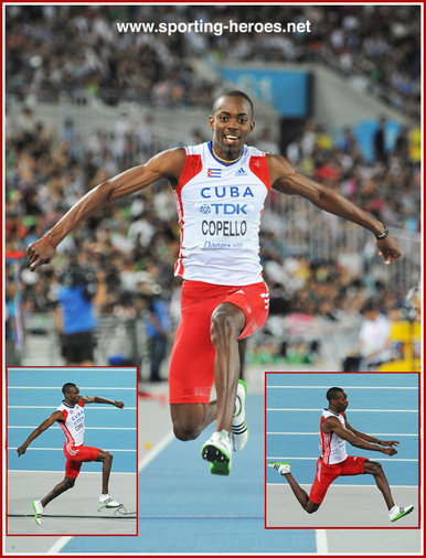 Alexis Copello - Cuba - 2011 World Athletics Championships 4th place in triple jump.