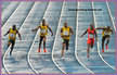 Justin GATLIN - U.S.A. - 2013 second place in 100m at World Championships.