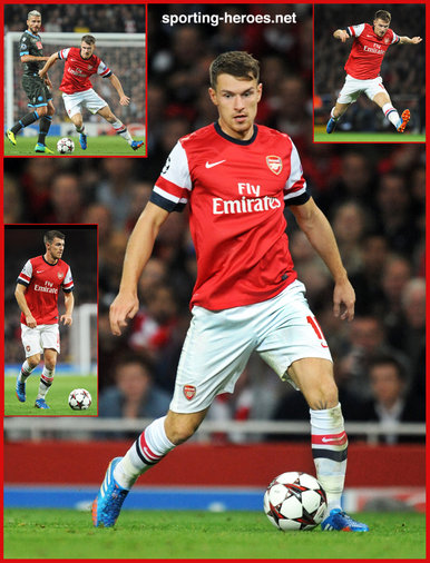Aaron Ramsey - Arsenal FC - 2013/14 Champions League matches.