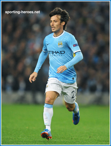 David Silva - Manchester City - 2013/14 Champions League matches.
