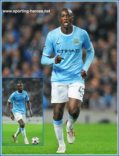 Yaya Toure - Manchester City - 2013/14 Champions League matches.