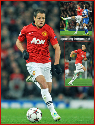 Javier Hernandez - Manchester United - 2013/14 Champions League matches.