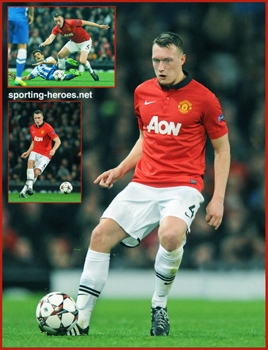 Phil Jones - Manchester United - 2013/14 Champions League matches.
