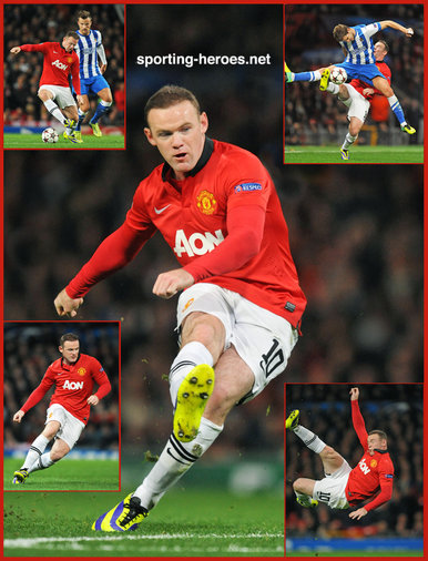 Wayne Rooney - Manchester United - 2013/14 Champions League matches.