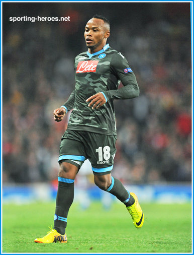 Juan Camilo ZUNIGA - Napoli - 2013/14 Champions League matches.