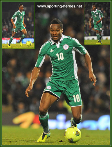 John Obi Mikel - Nigeria - 2014 World Cup play-off games against Ethiopia.