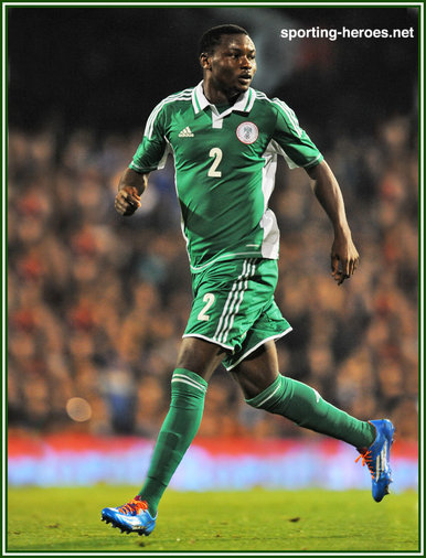 Godfrey OBOABONA - Nigeria - 2014 World Cup play-off games against Ethiopia.