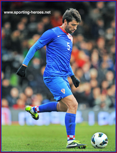 Vedran Corluka - Croatia  - 2014 World Cup play-off games against Iceland.