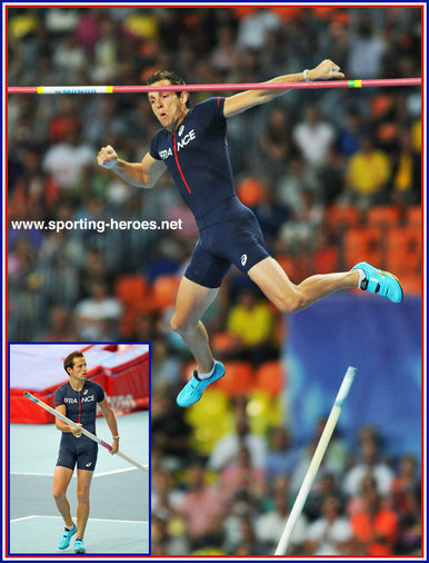 Renaud Lavillenie - France - Silver medal at 2013 World Championships in Moscow.