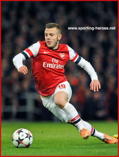 Jack Wilshere - Arsenal FC - 2013/14 Champions League matches.
