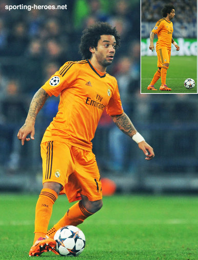 Marcelo - Real Madrid - 2013/14 Champions League matches.