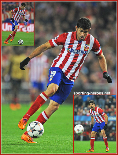 Diego COSTA - Atletico Madrid - 2013/14 Champions League matches.