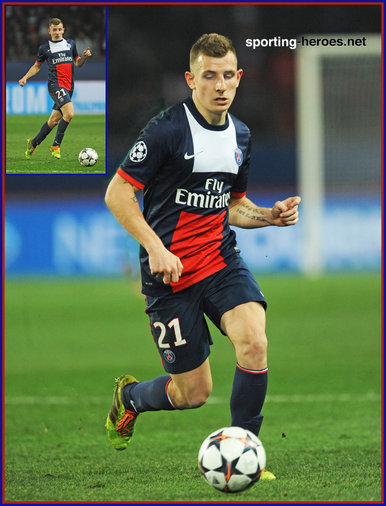 Lucas DIGNE - Paris Saint-Germain - 2013/14 Champions League matches.