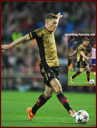 Ignazio Abate - Milan - 2013/14 Champions League matches.