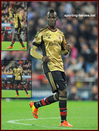 Mario BALOTELLI - Milan - 2013/14 Champions League matches.