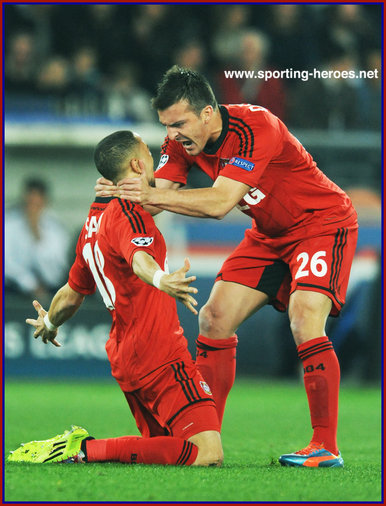 Giulio DONATI - Bayer Leverkusen - 2013/14 Champions League matches.