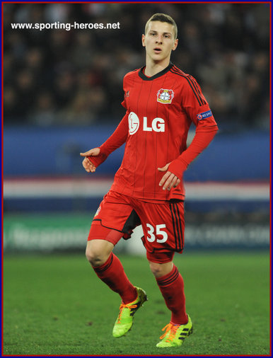 Maximilian WAGENER - Bayer Leverkusen - 2013/14 Champions League matches.