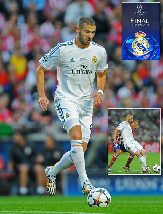 Karim BENZEMA - 2014 UEFA League Final. - Real Madrid
