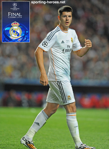 Alvaro MORATA - Real Madrid - 2014 Europa League Cup Final.