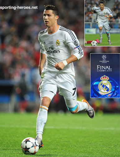 Cristiano Ronaldo - Real Madrid - 2014 UEFA Champions League Final.