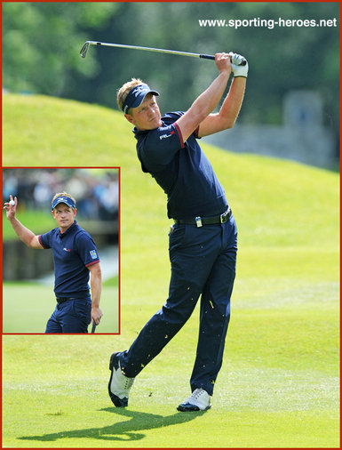 Luke Donald - England - Joint third at 2014 European PGA Championship.