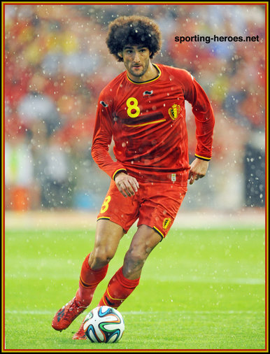 Marouane Fellaini - Belgium - 2014 World Cup Finals in Brazil.