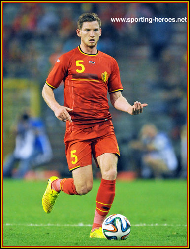 Jan Vertonghen - Belgium - 2014 World Cup Finals in Brazil.