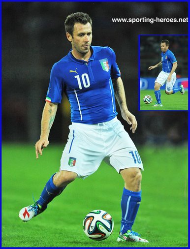 Antonio Cassano - Italian footballer - 2014 World Cup Finals in Brazil.